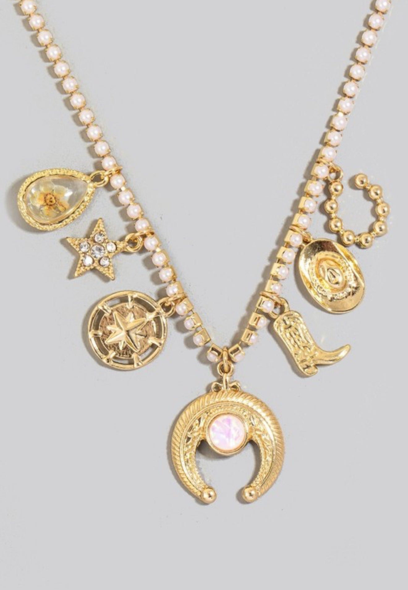 “Night Ride” Western Charm Necklace