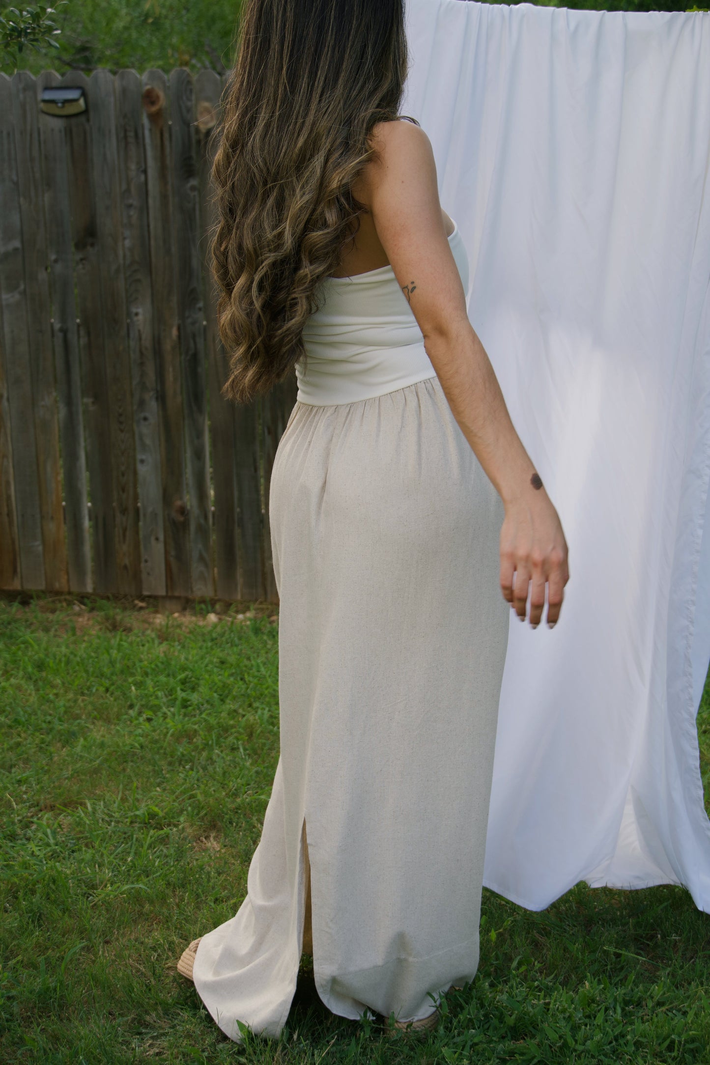 “Chasing Dreams” Mixed Strapless Dress