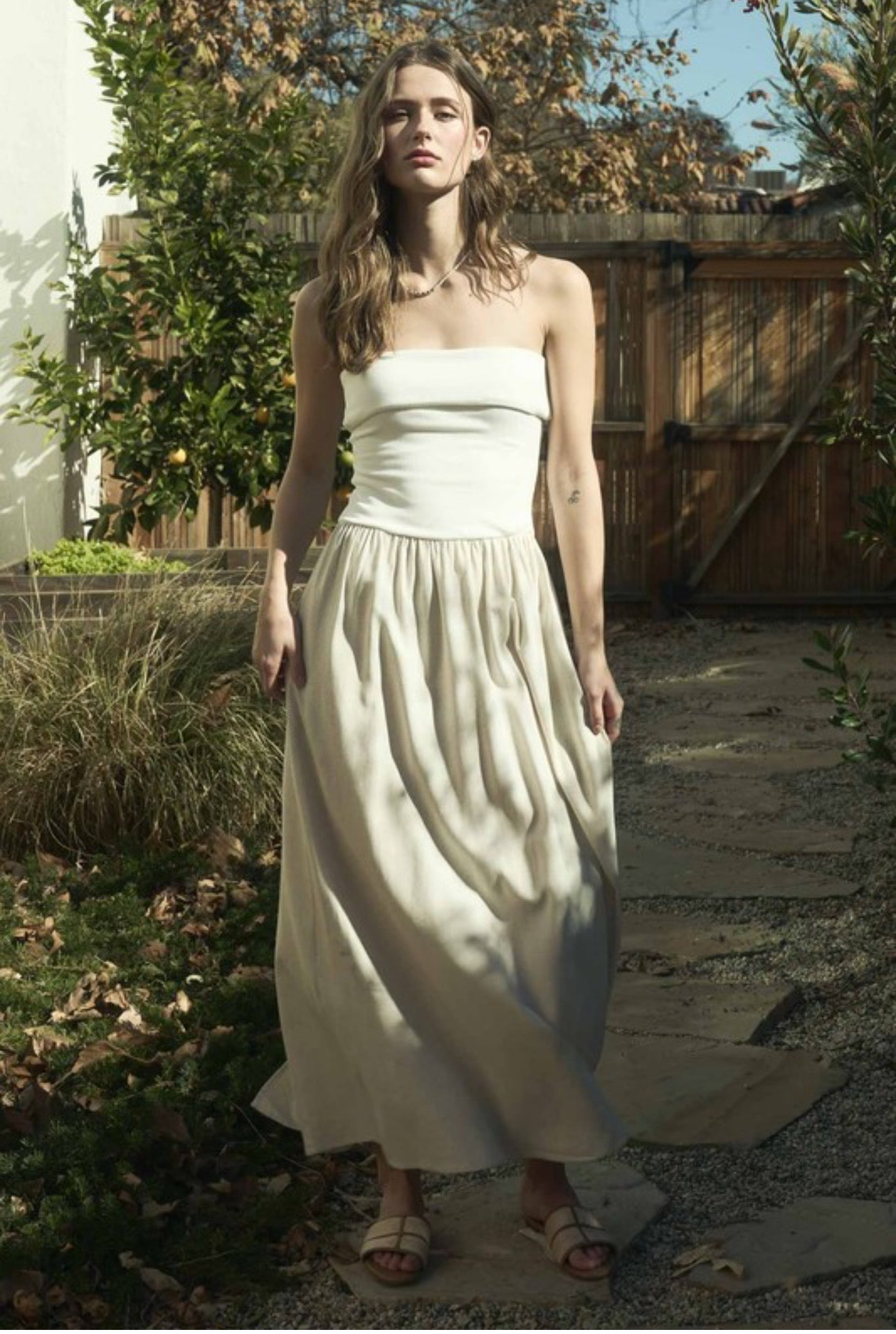 “Chasing Dreams” Mixed Strapless Dress