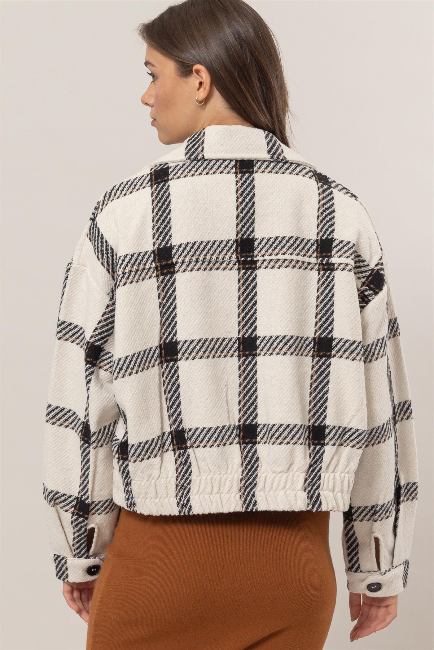 “Ashton” Plaid Jacket