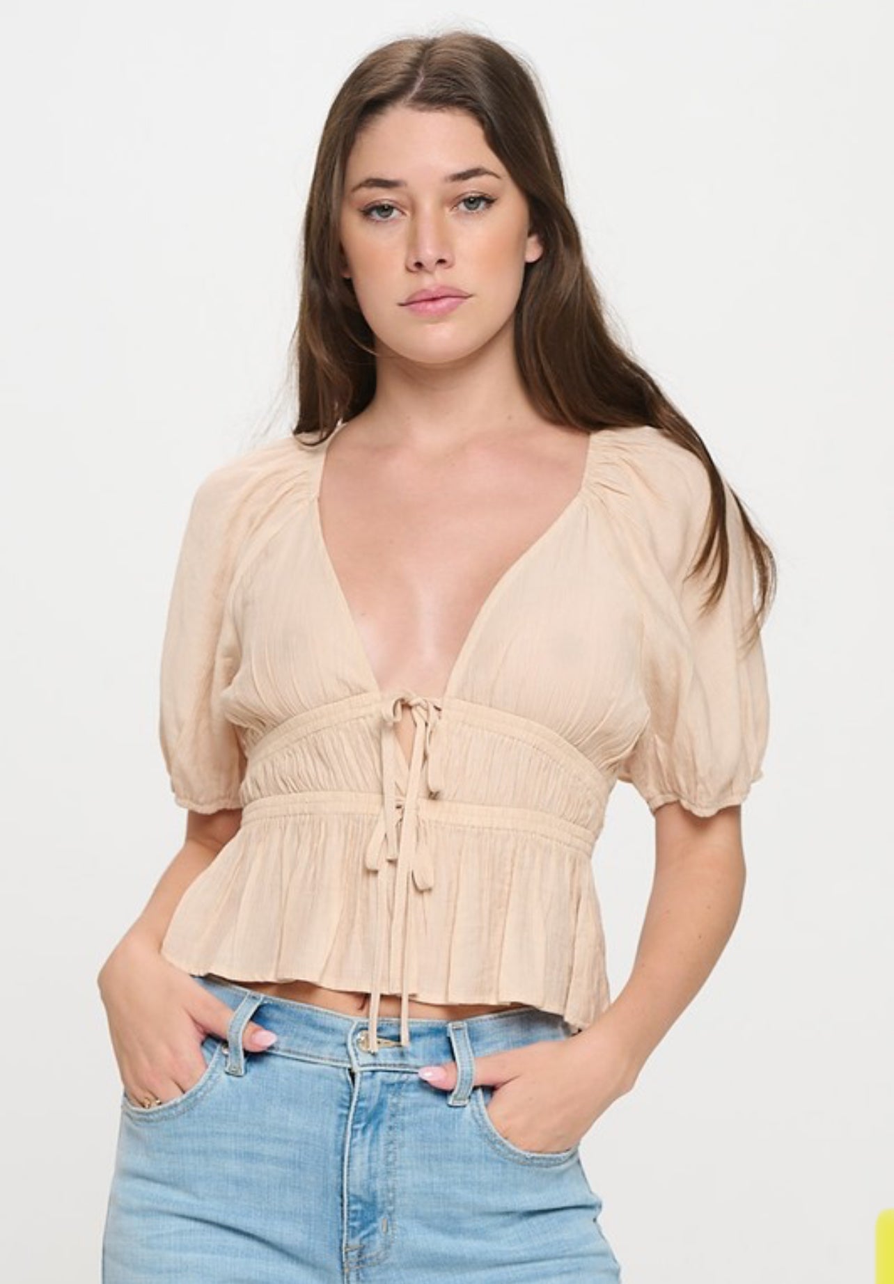 “Kaley” Tie Top