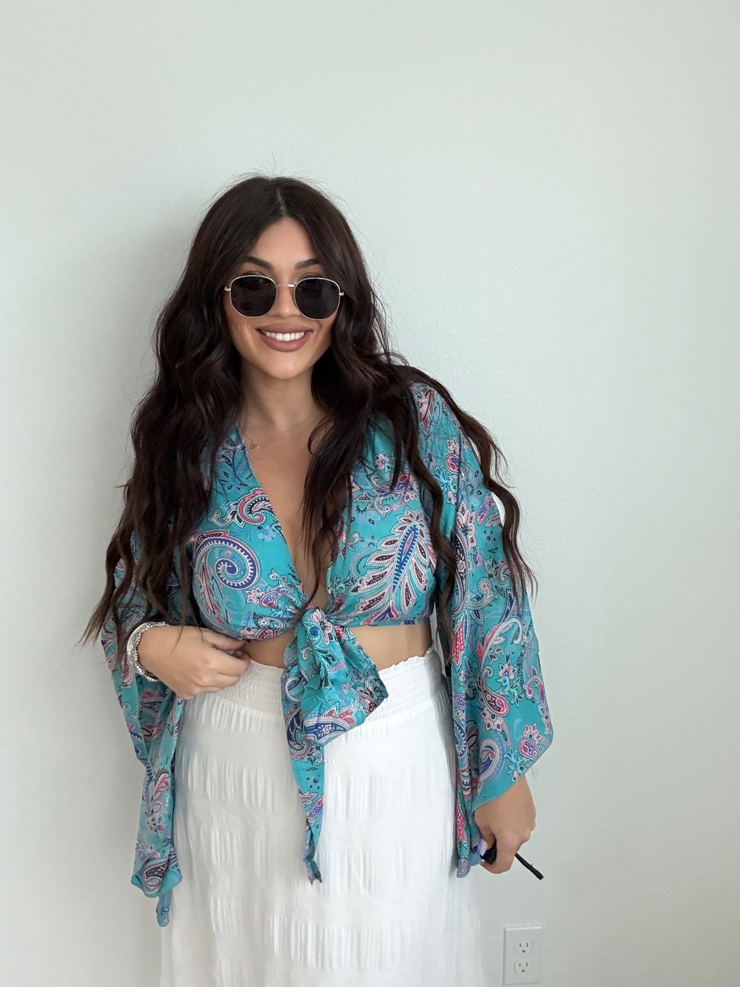 “Indio” Boho Tie Top (ONESIZE)