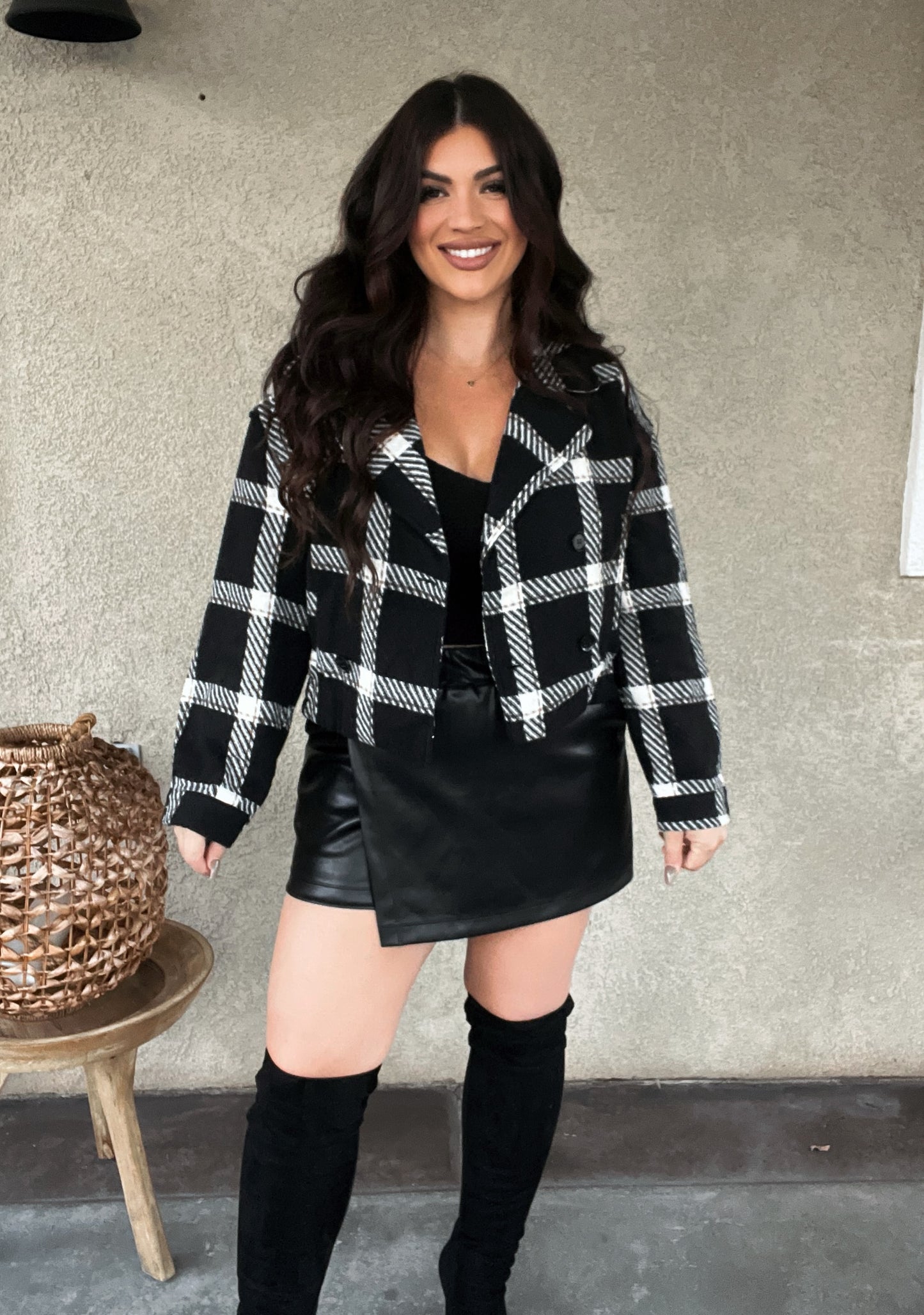 “Ashton” Plaid Jacket