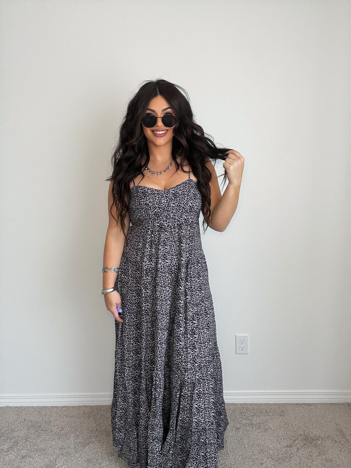 “Lanie” floral maxi dress (small -3x)