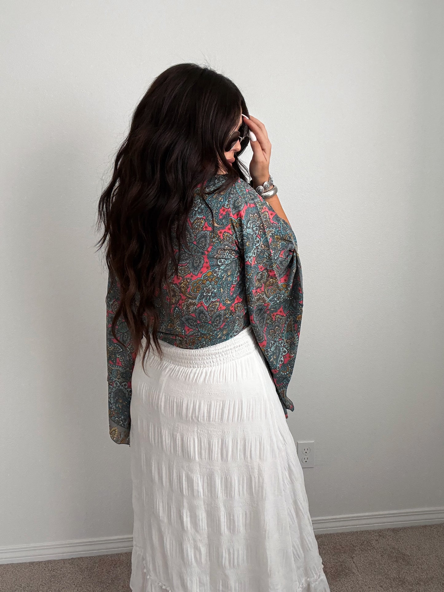 “Indio” Boho Tie Top (ONESIZE)