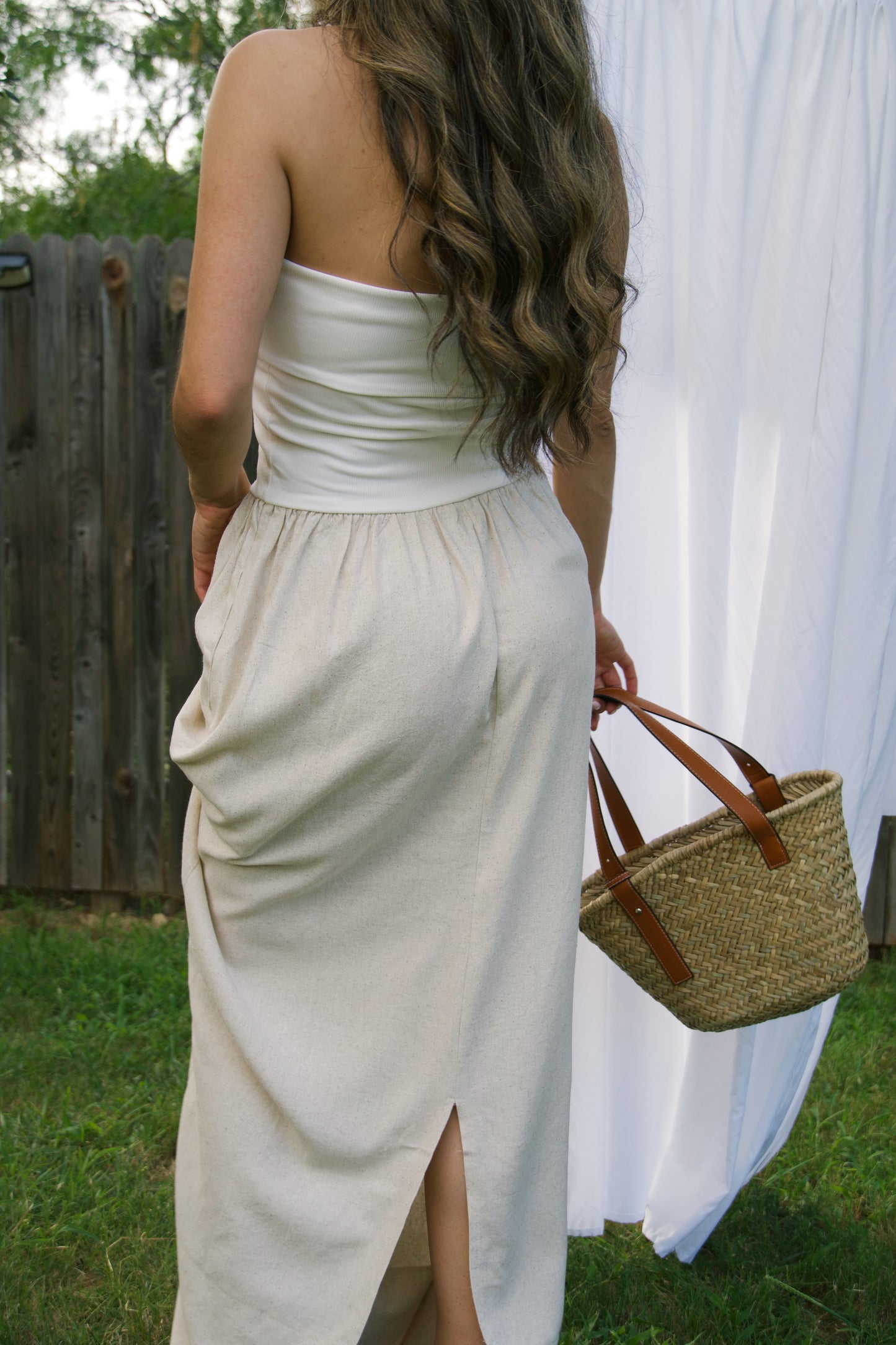 “Chasing Dreams” Mixed Strapless Dress