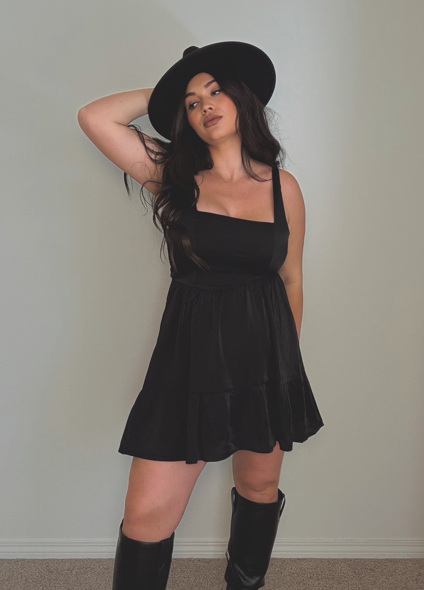 “Willow” Satin Dress