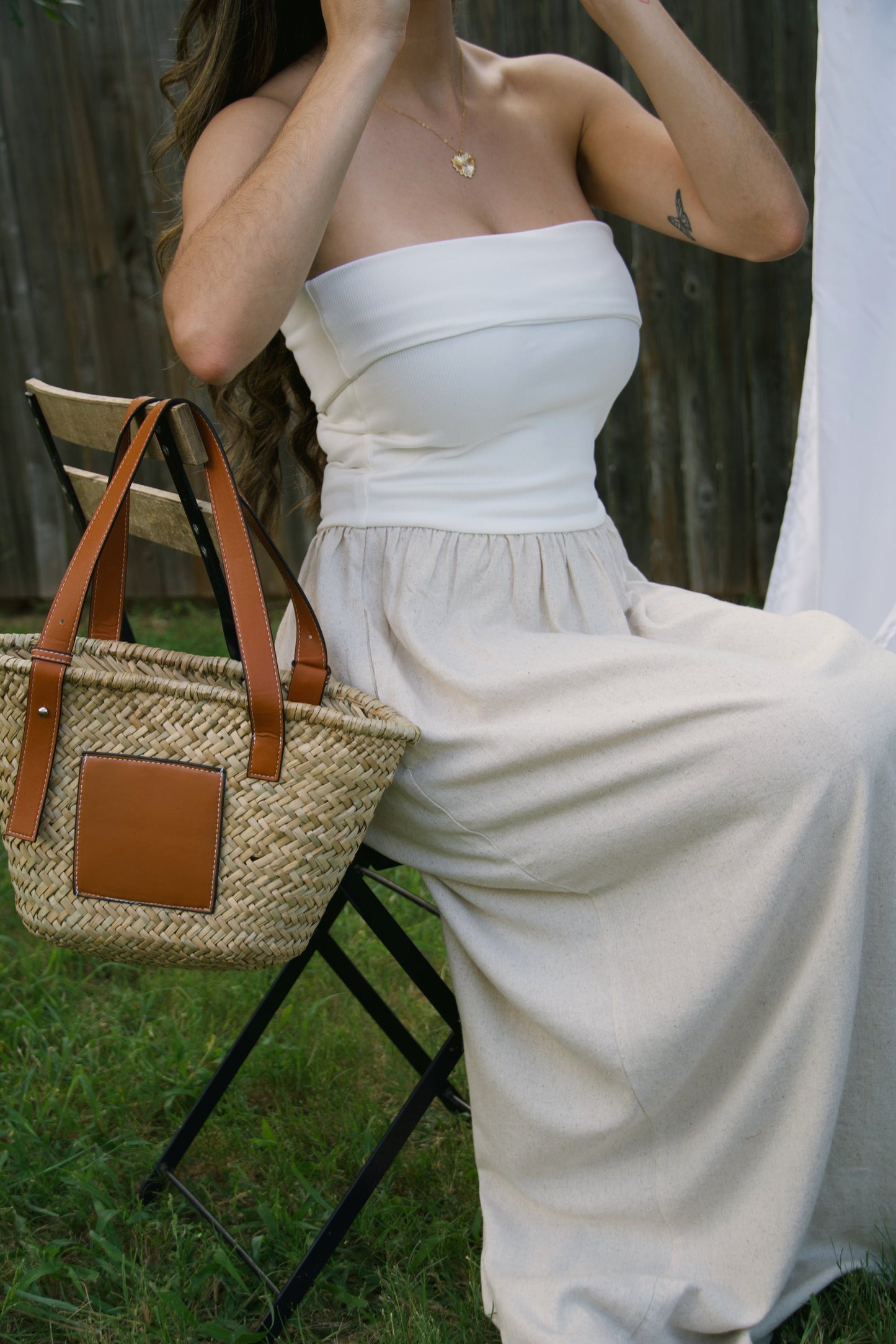 “Chasing Dreams” Mixed Strapless Dress