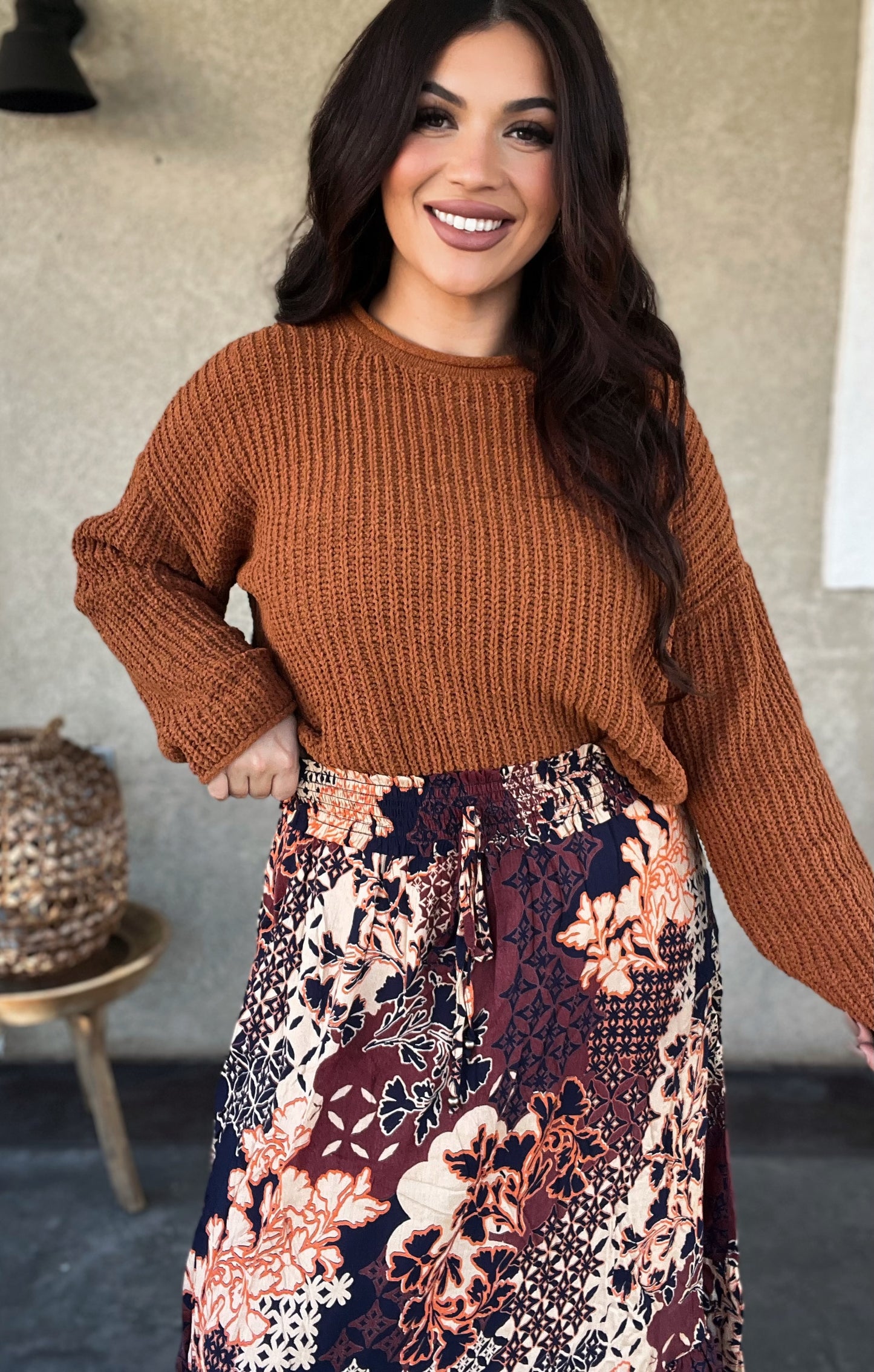 “Kelly” patchwork skirt