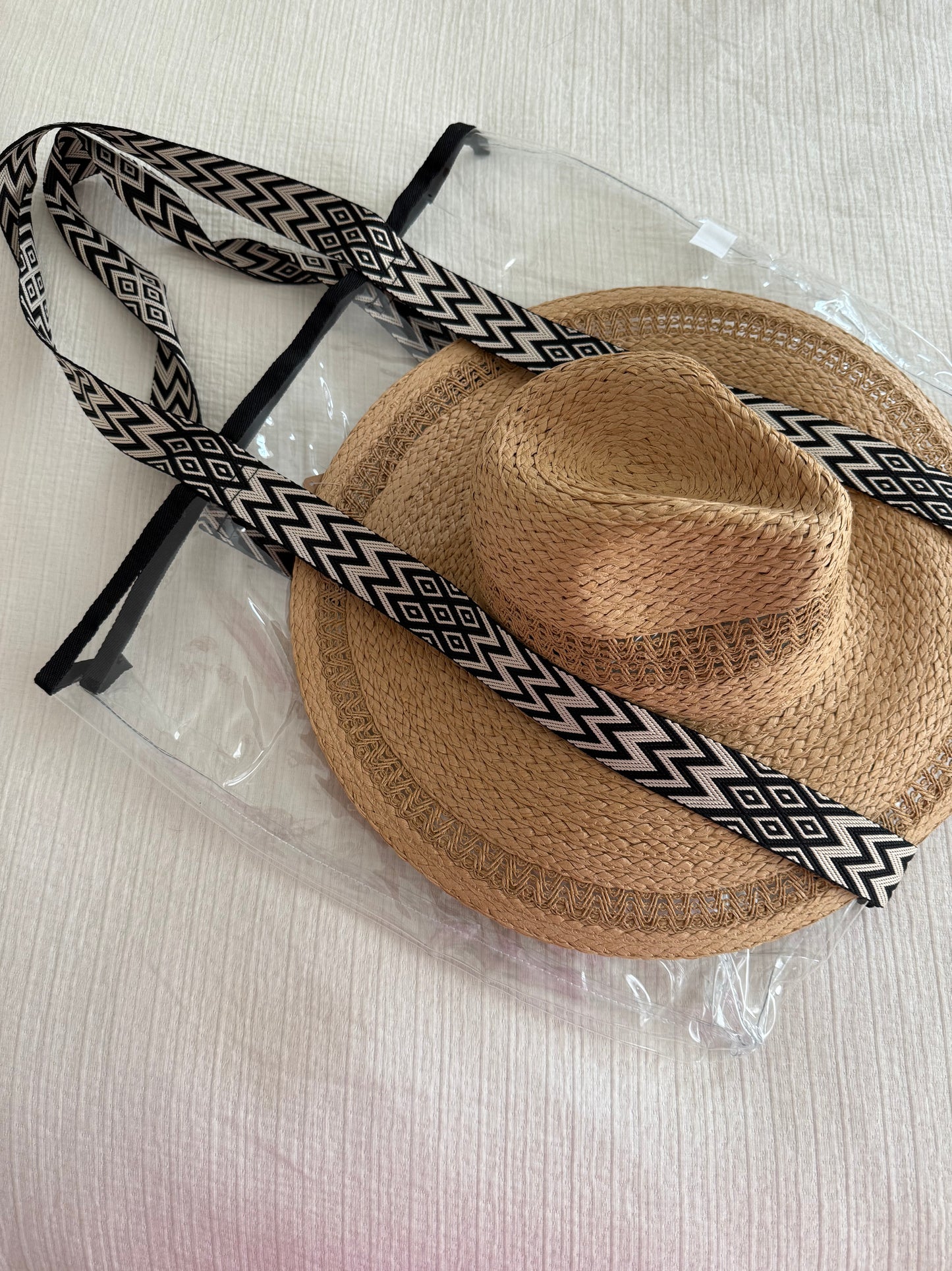 “On Vacay” Hat Holder Tote Bag