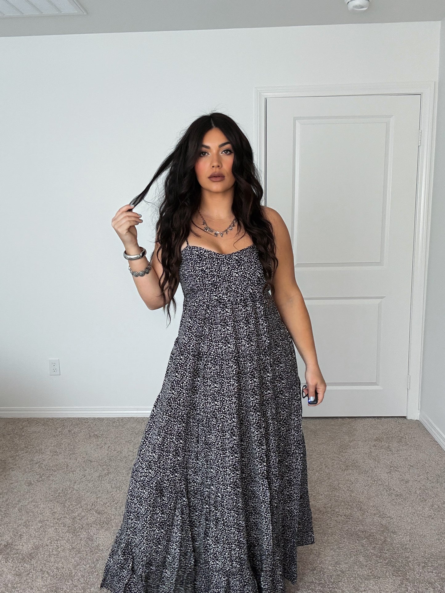 “Lanie” floral maxi dress (small -3x)