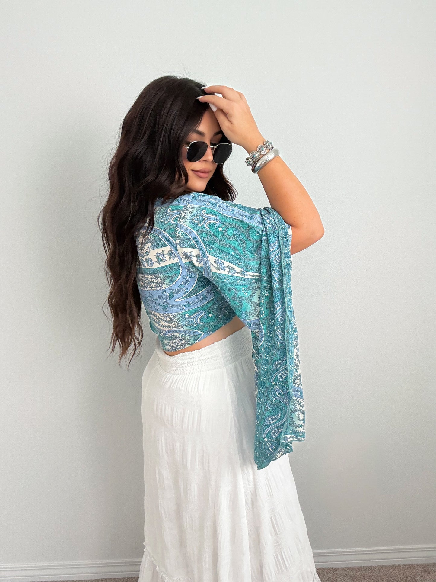 “Indio” Boho Tie Top (ONESIZE)