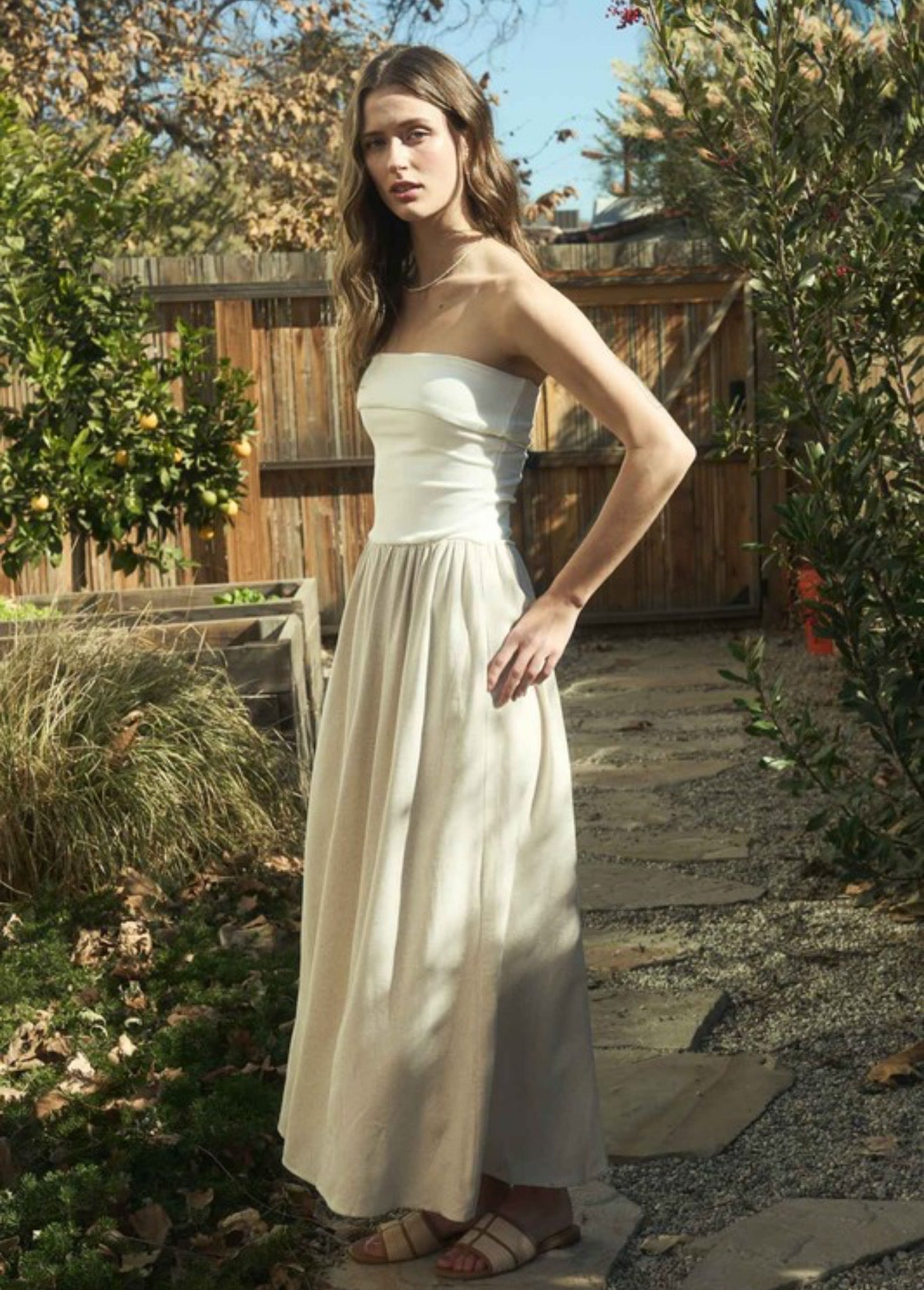 “Chasing Dreams” Mixed Strapless Dress
