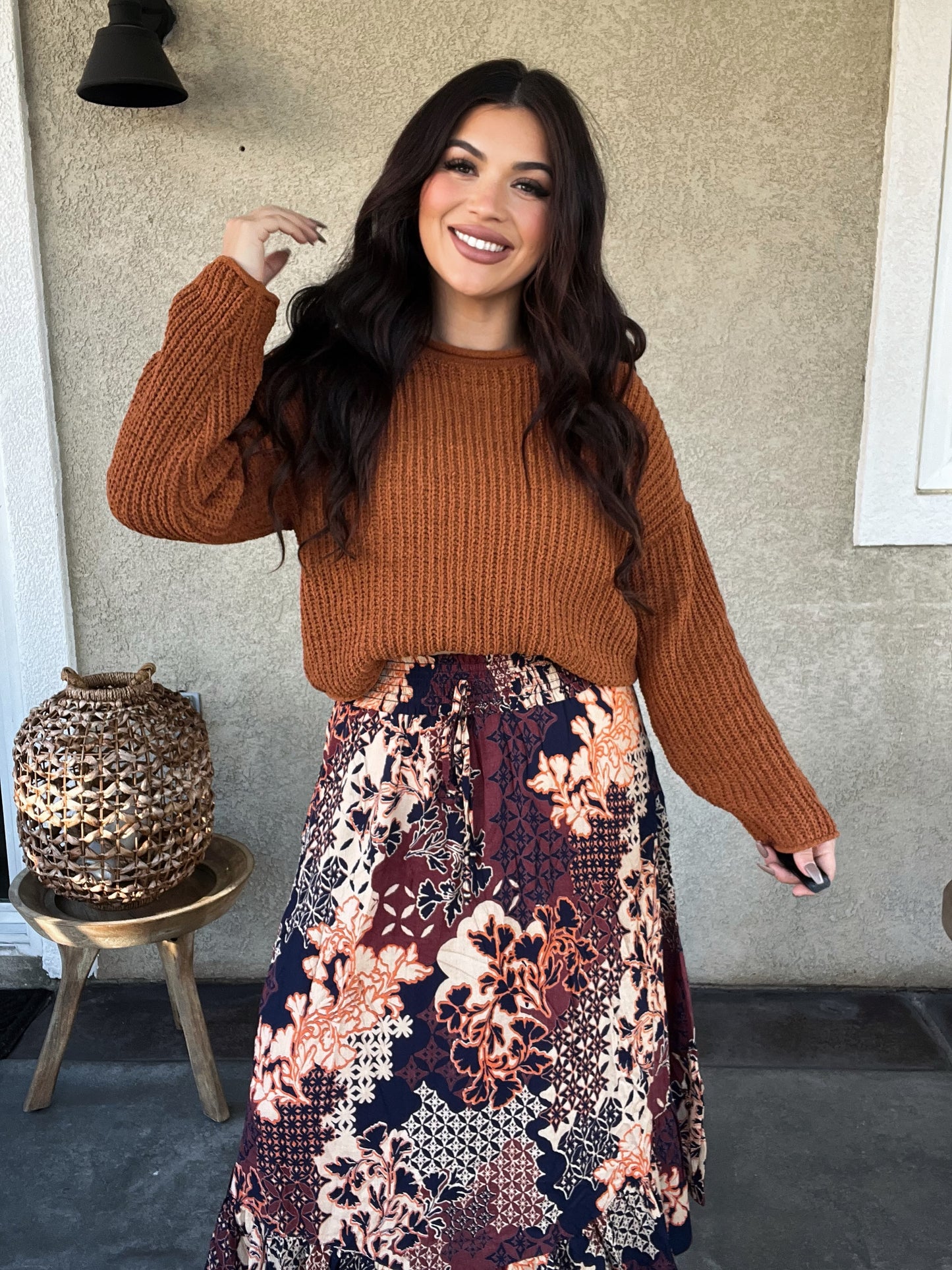 “Kelly” patchwork skirt