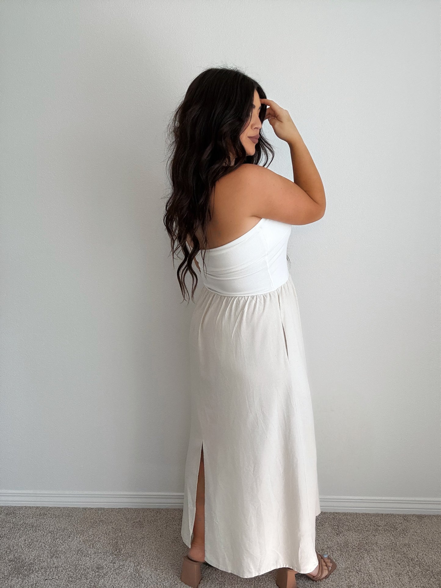 “Chasing Dreams” Mixed Strapless Dress