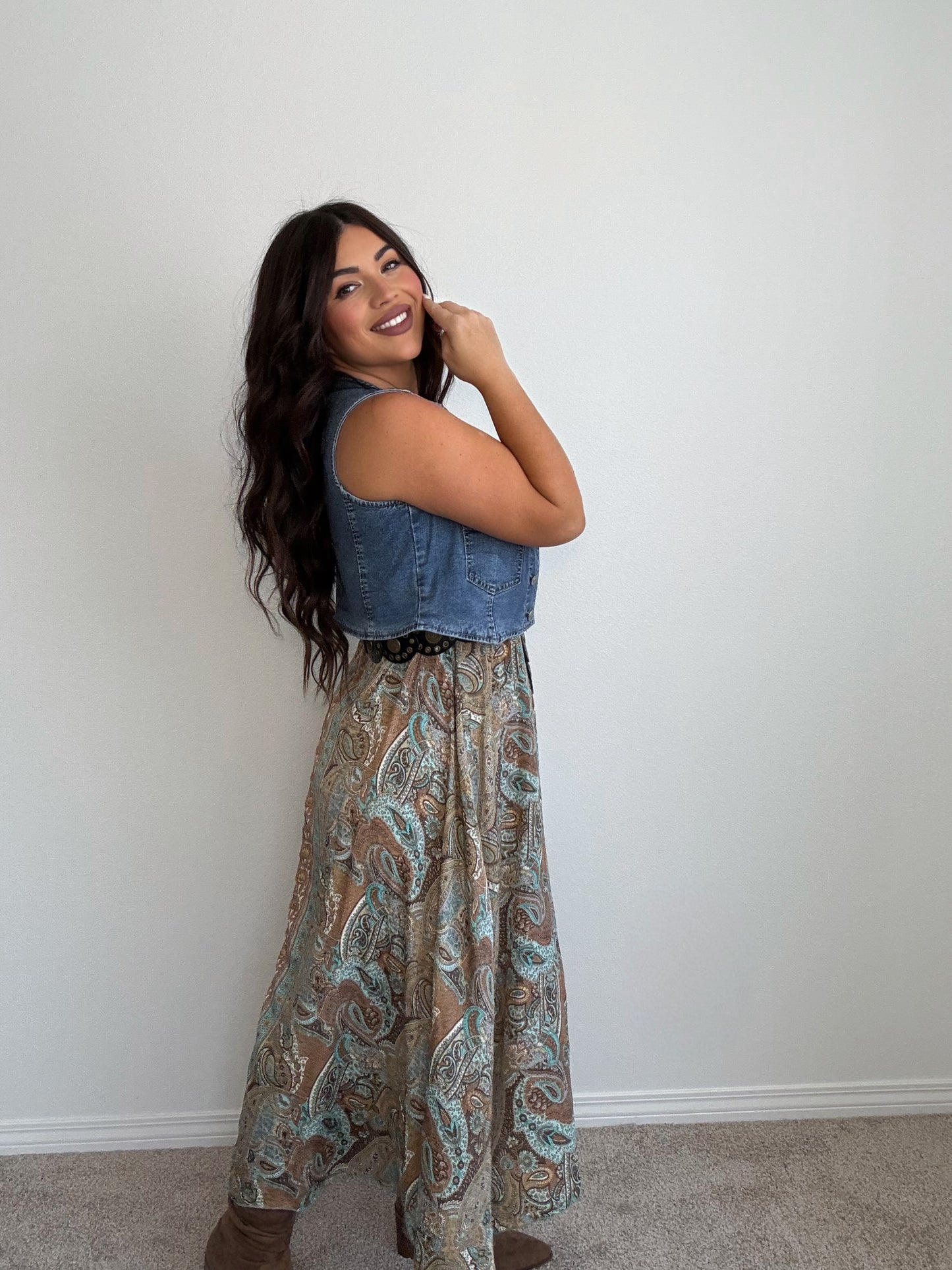 “Fiji” Boho (ONESIZE) Midi Dress