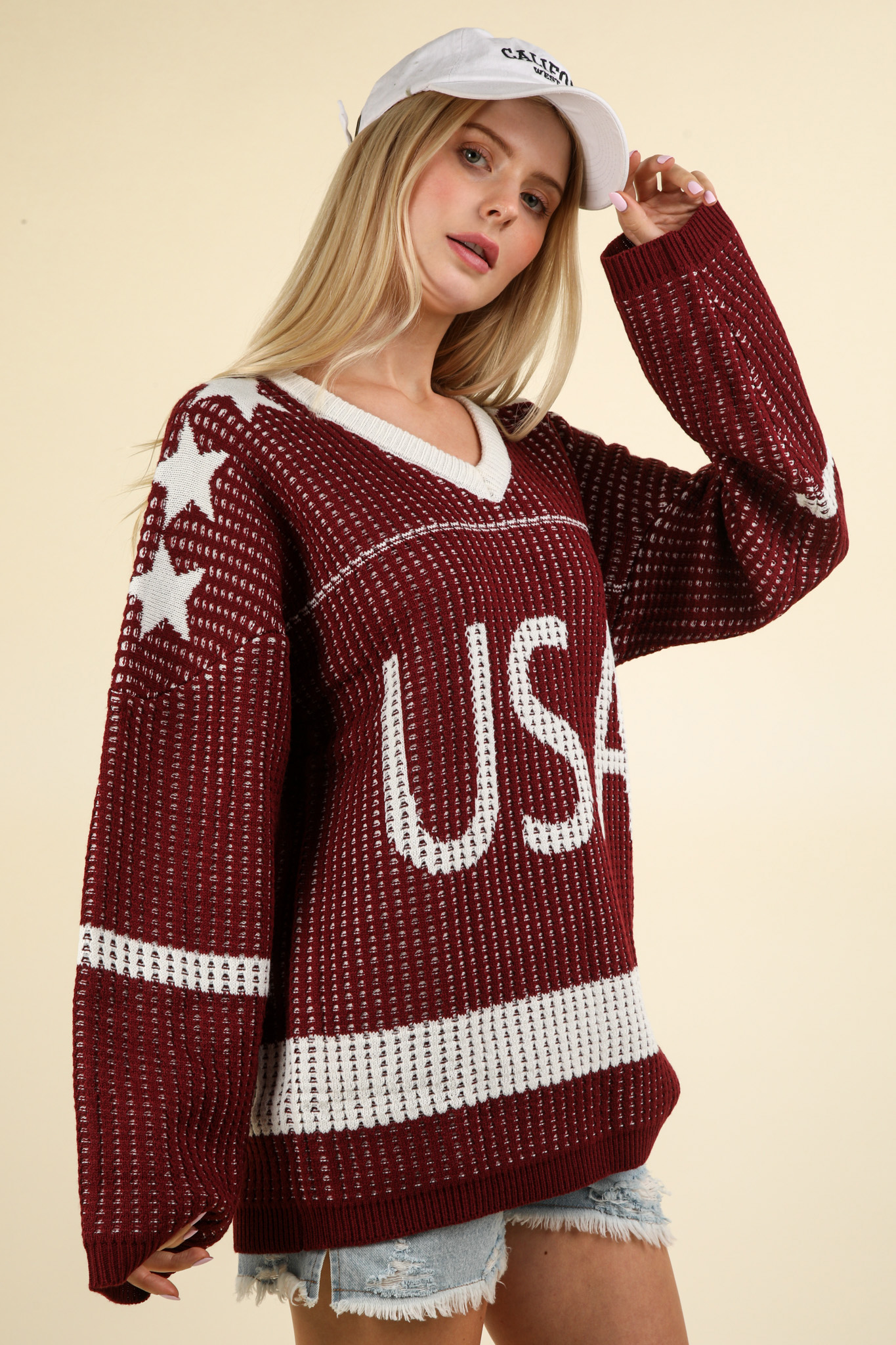“Stars & Stripes” sweater
