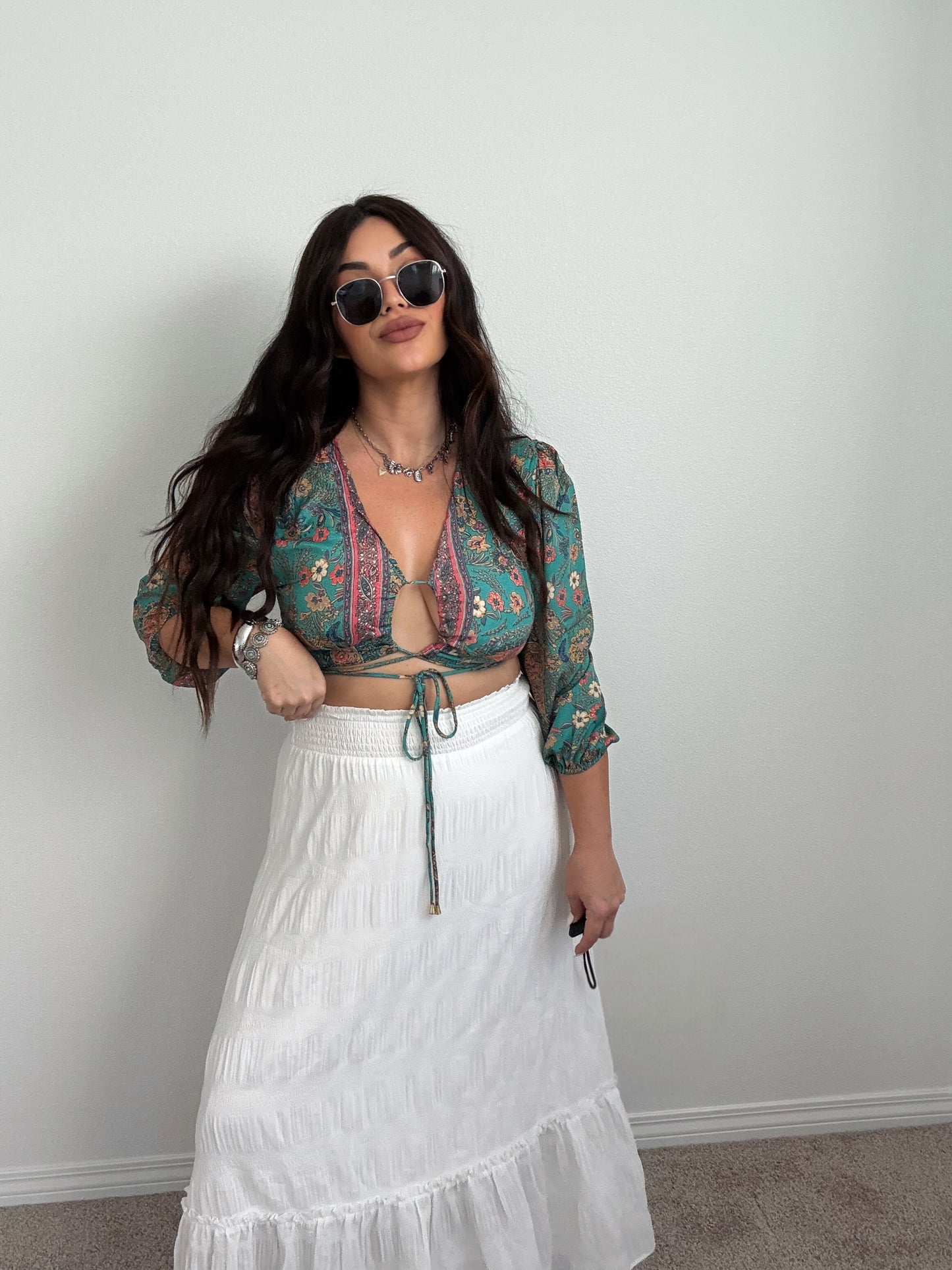 Boho Tie top (one size)