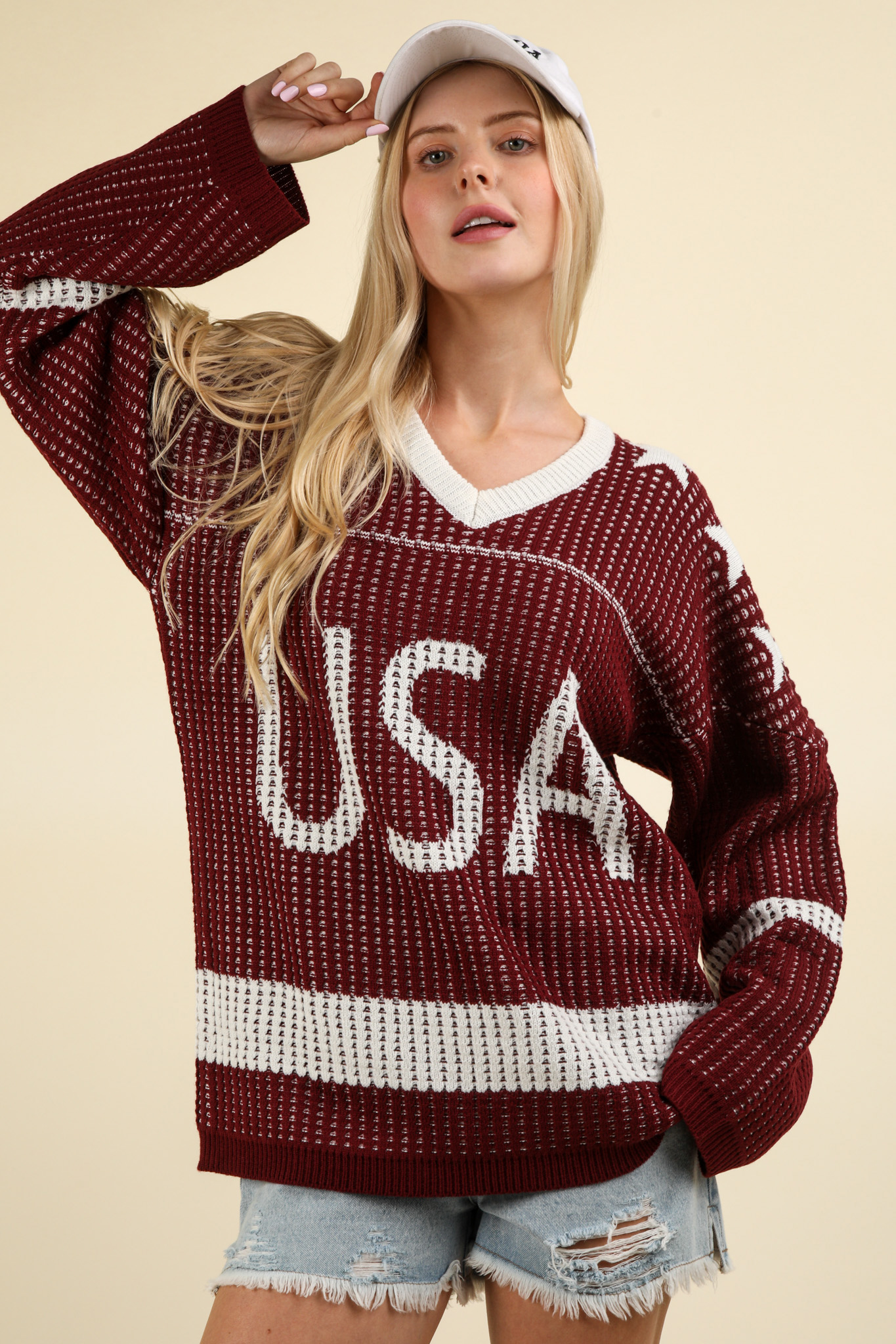 “Stars & Stripes” sweater