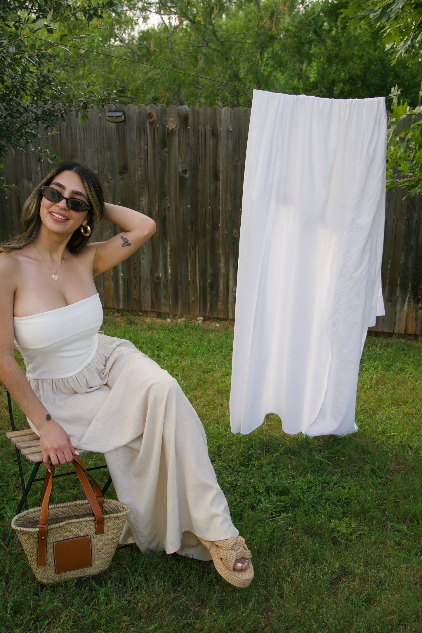 “Chasing Dreams” Mixed Strapless Dress