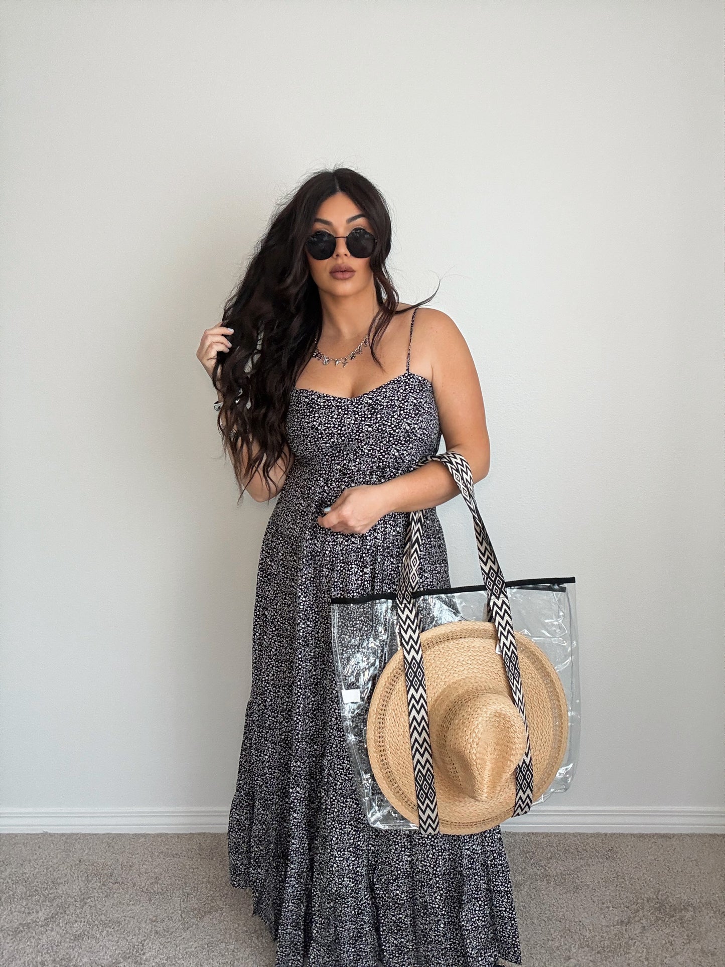 “On Vacay” Hat Holder Tote Bag