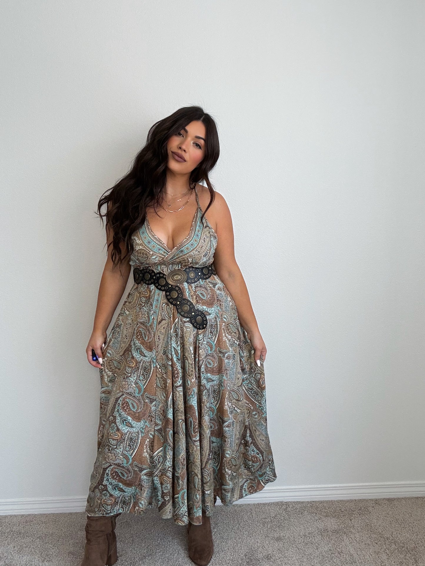 “Fiji” Boho (ONESIZE) Midi Dress
