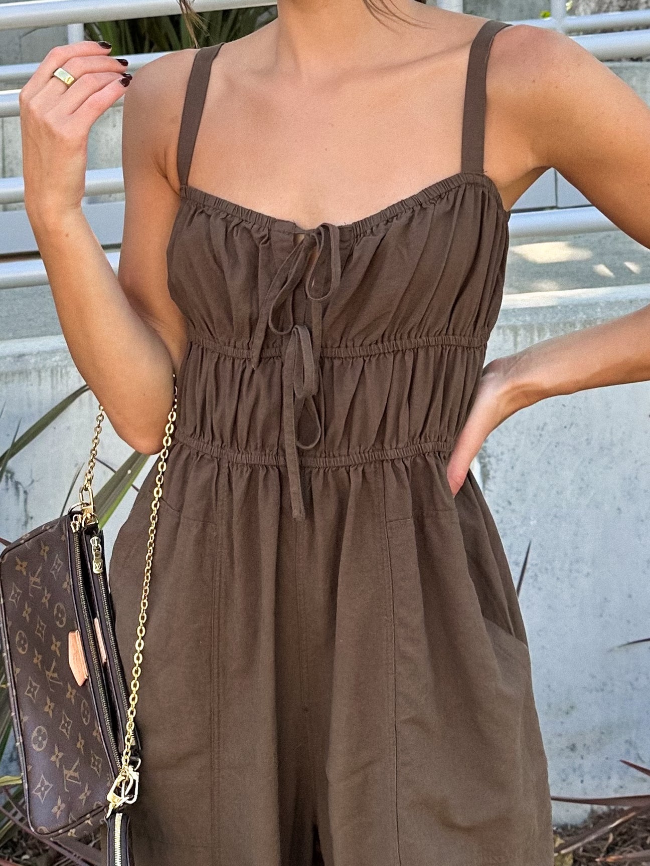 “Out of the woods” romper