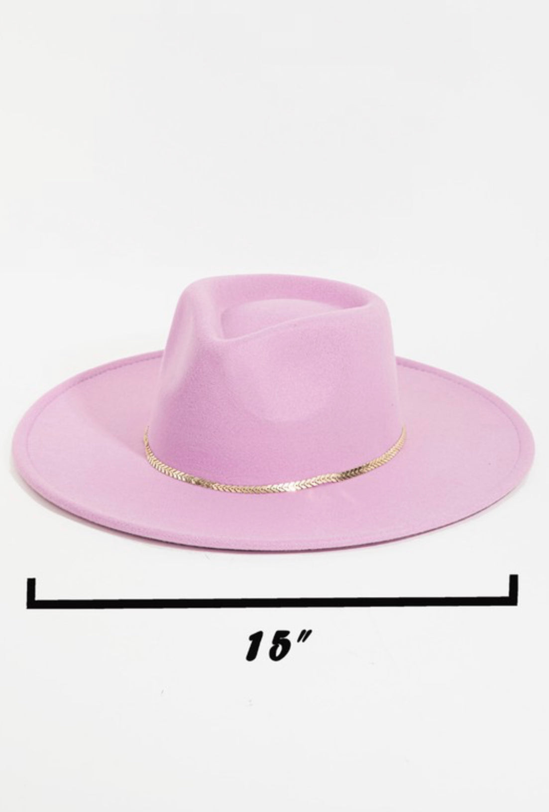 “Joana” Flat Brim Hat