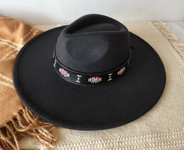 “Tribe” Wide Brim Hat