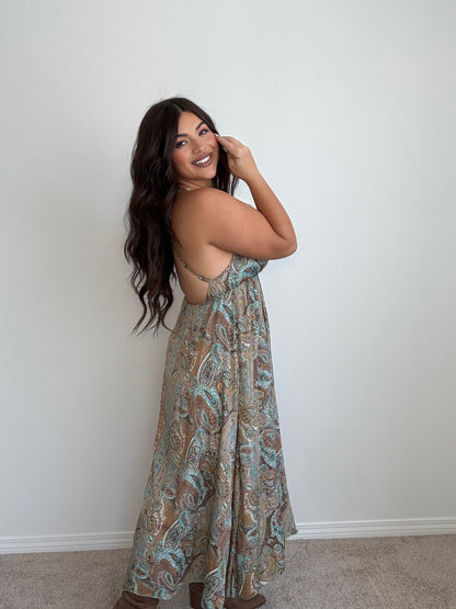 “Fiji” Boho (ONESIZE) Midi Dress