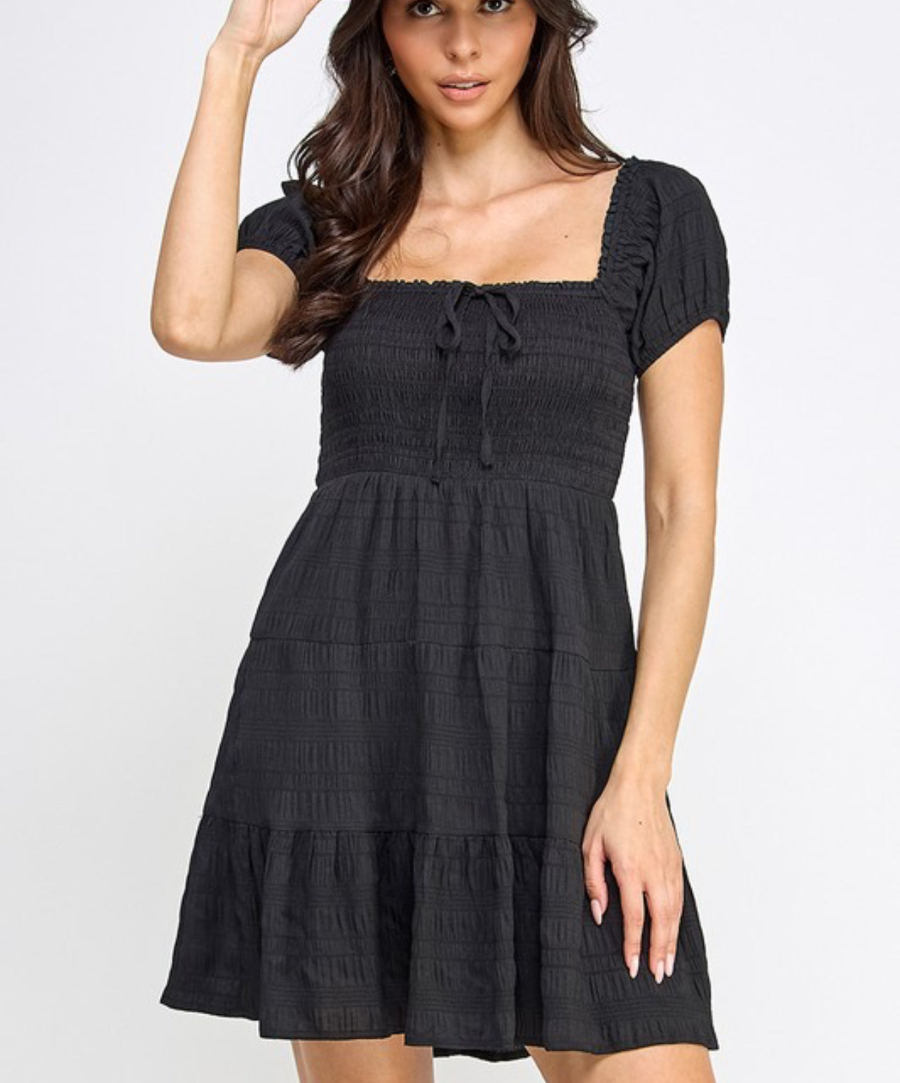 “Trish” short sleeve dress