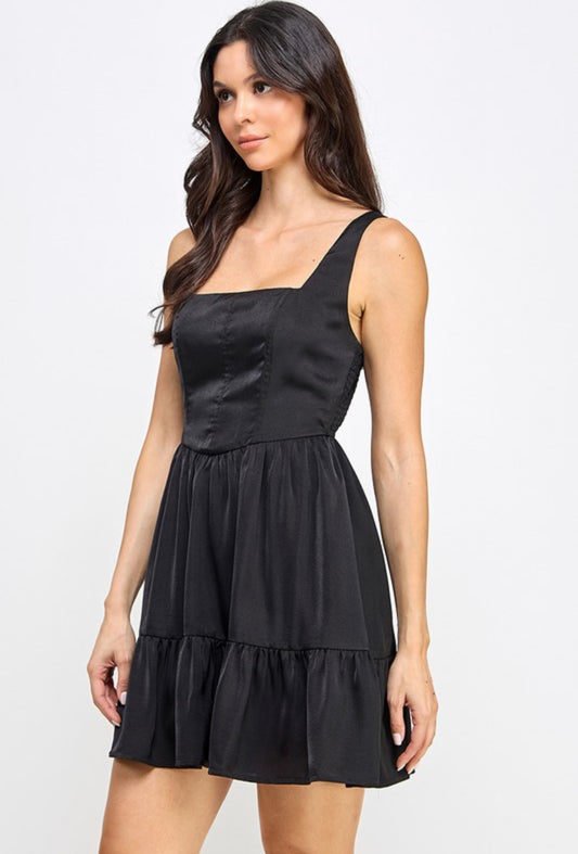 “Willow” Satin Dress