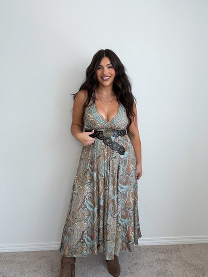 “Fiji” Boho (ONESIZE) Midi Dress