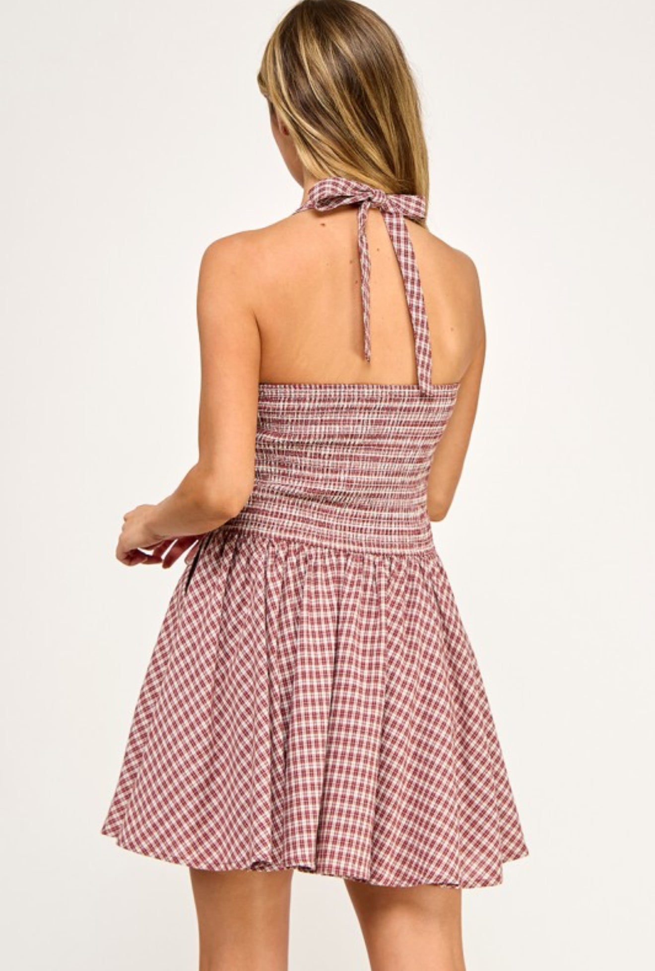 “Picnic Love” Halter Dress