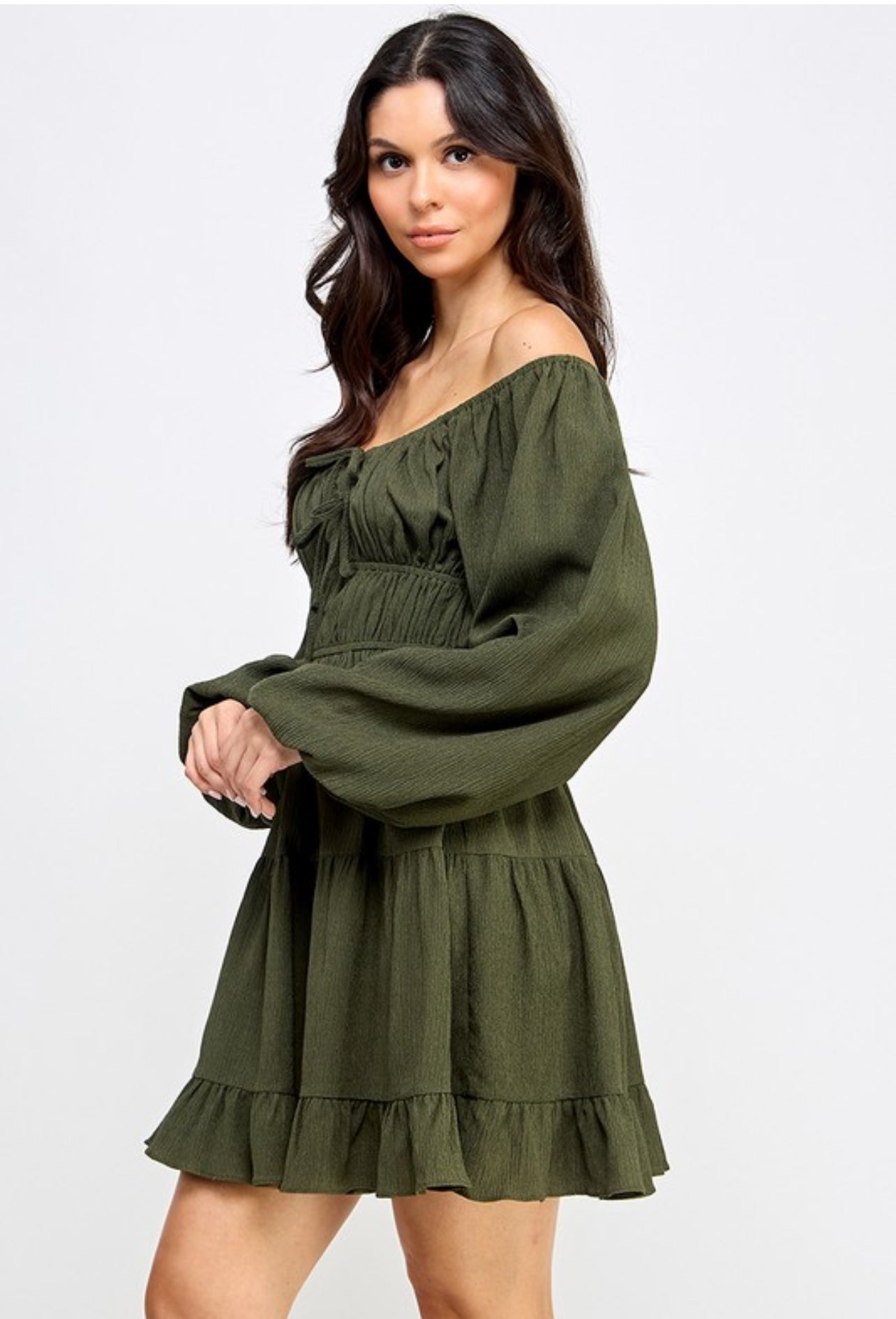 “Pricilla” long sleeve dress