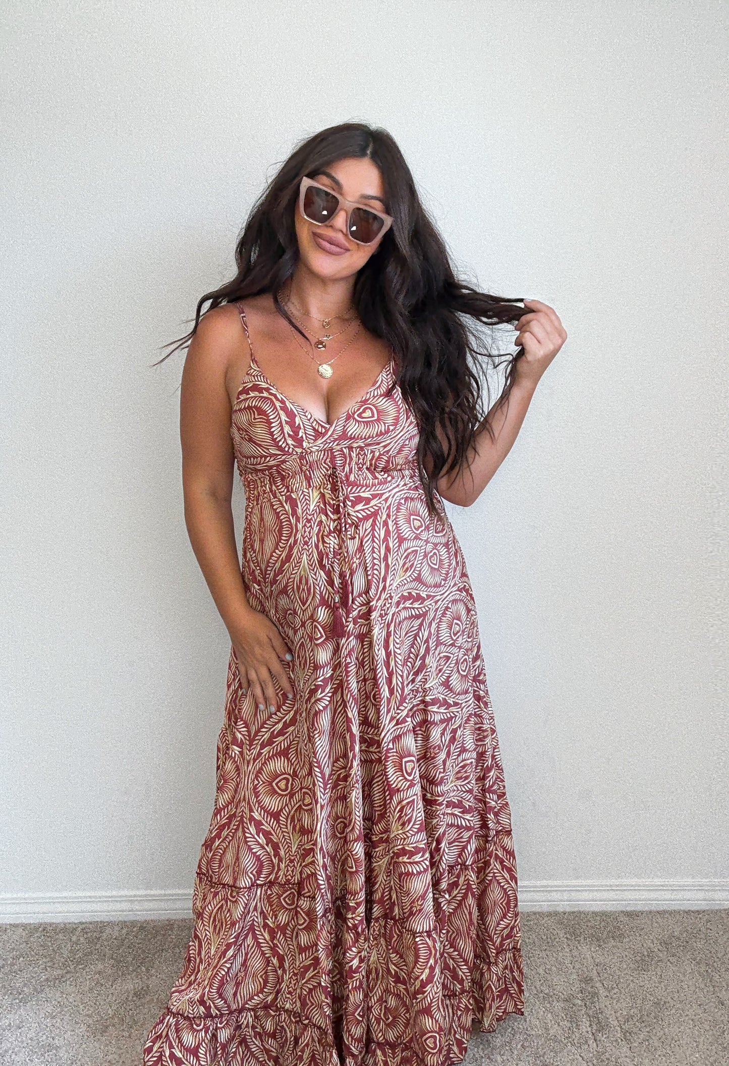 “Athens” (ONESIZE) maxi Dress