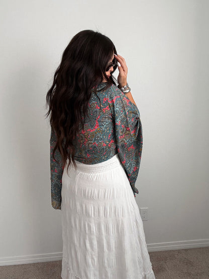 “Indio” Boho Tie Top (ONESIZE)