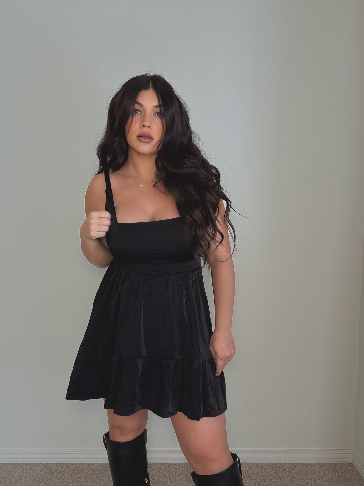 “Willow” Satin Dress