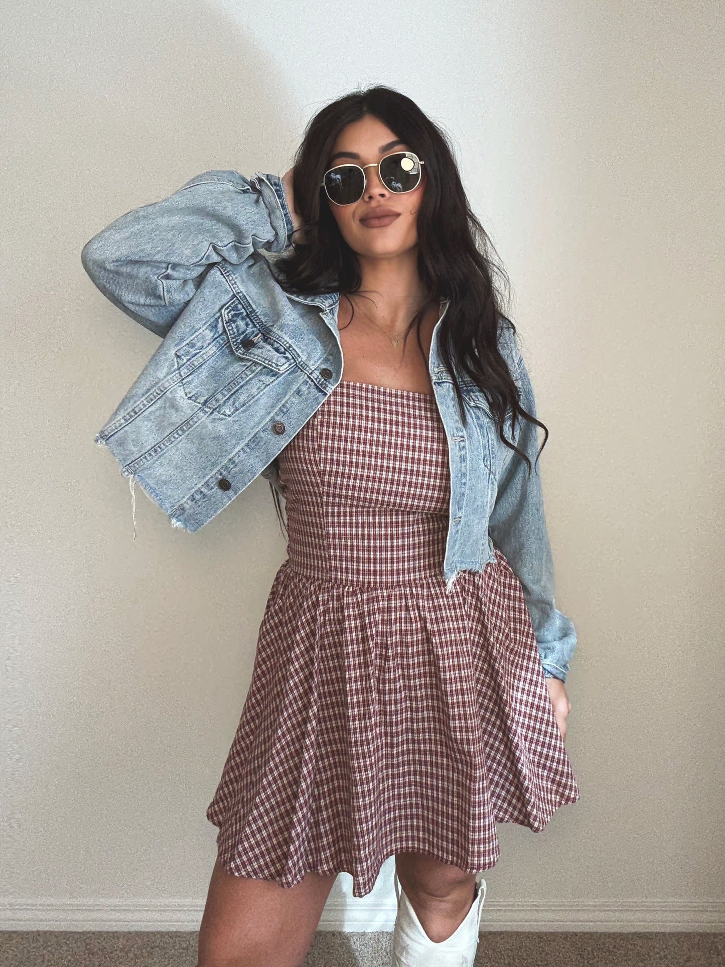 “Picnic Love” Halter Dress