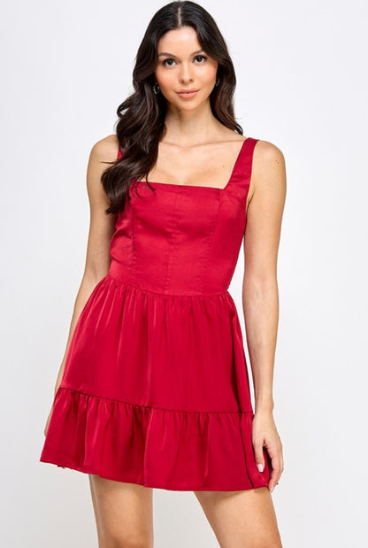 “Willow” Satin Dress