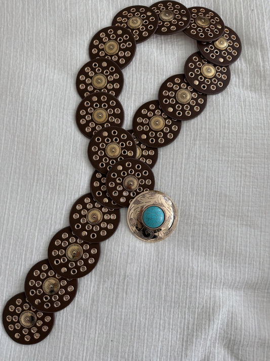 “Sun Dial” Western Belt