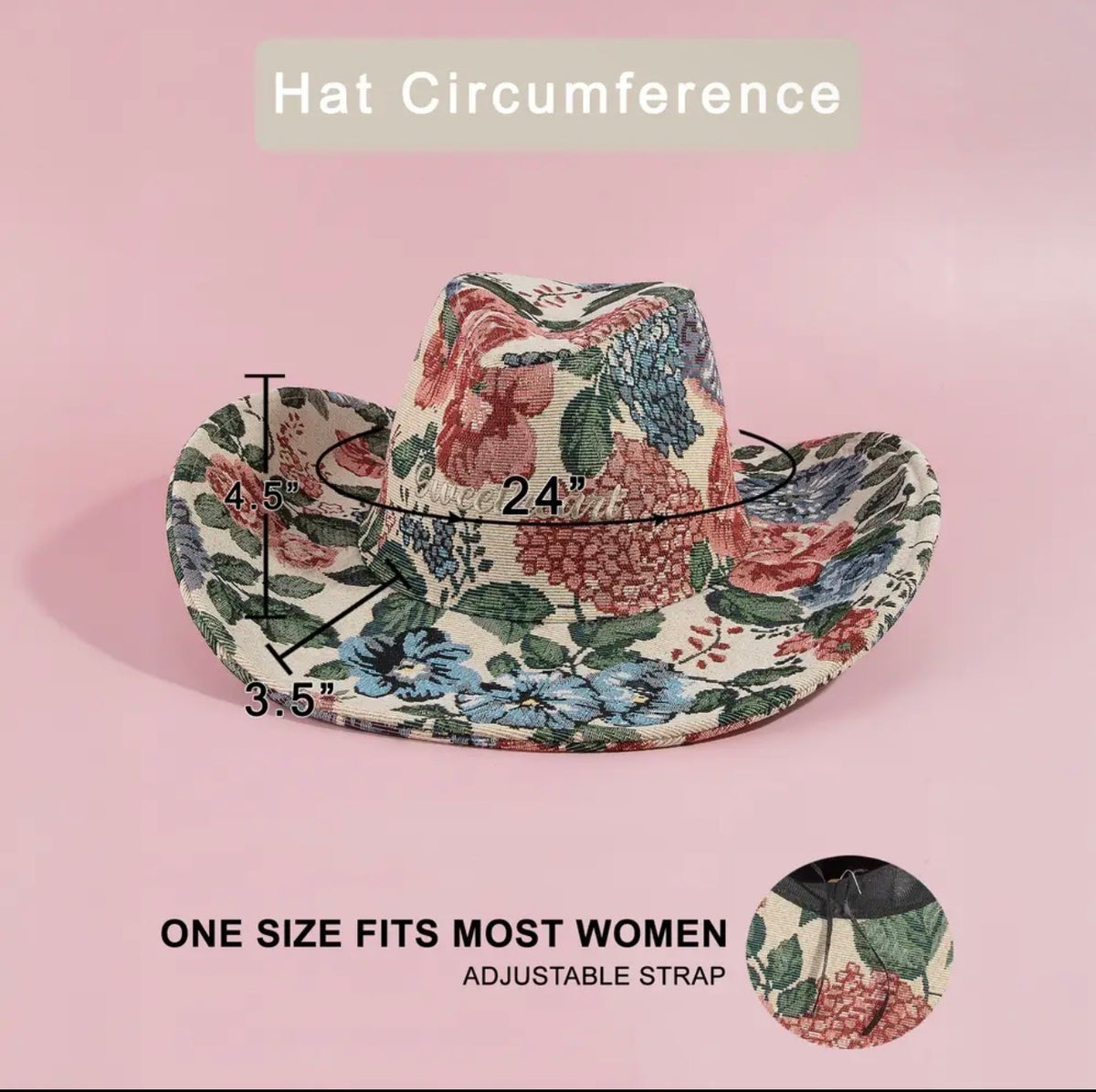“Swiftie Sweetheart” Cowgirl Hat