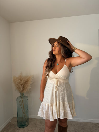 “Athens” Cotton Short Dress (onesize)