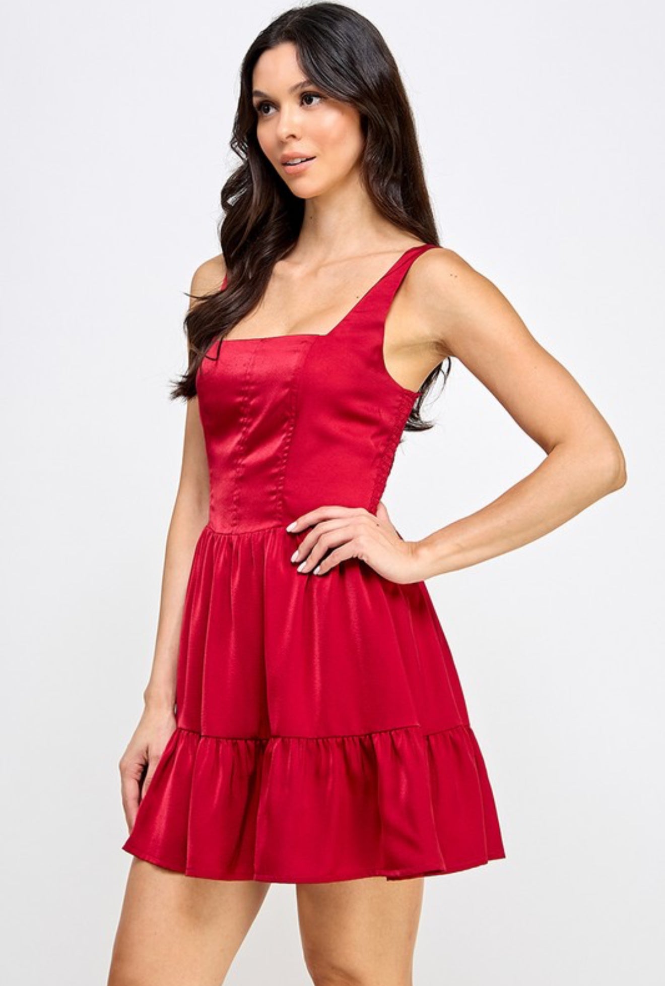 “Willow” Satin Dress