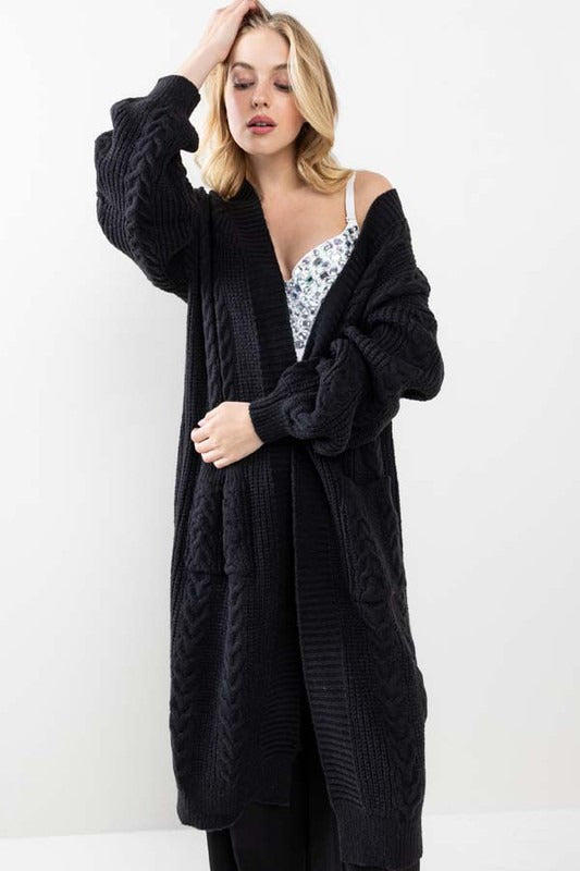 “Cozy Days” Oversized Cardigan