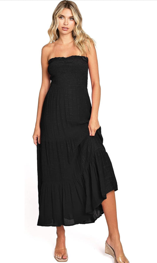 “Kelsey” strapless dress