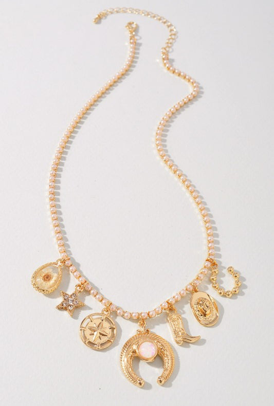 “Night Ride” Western Charm Necklace