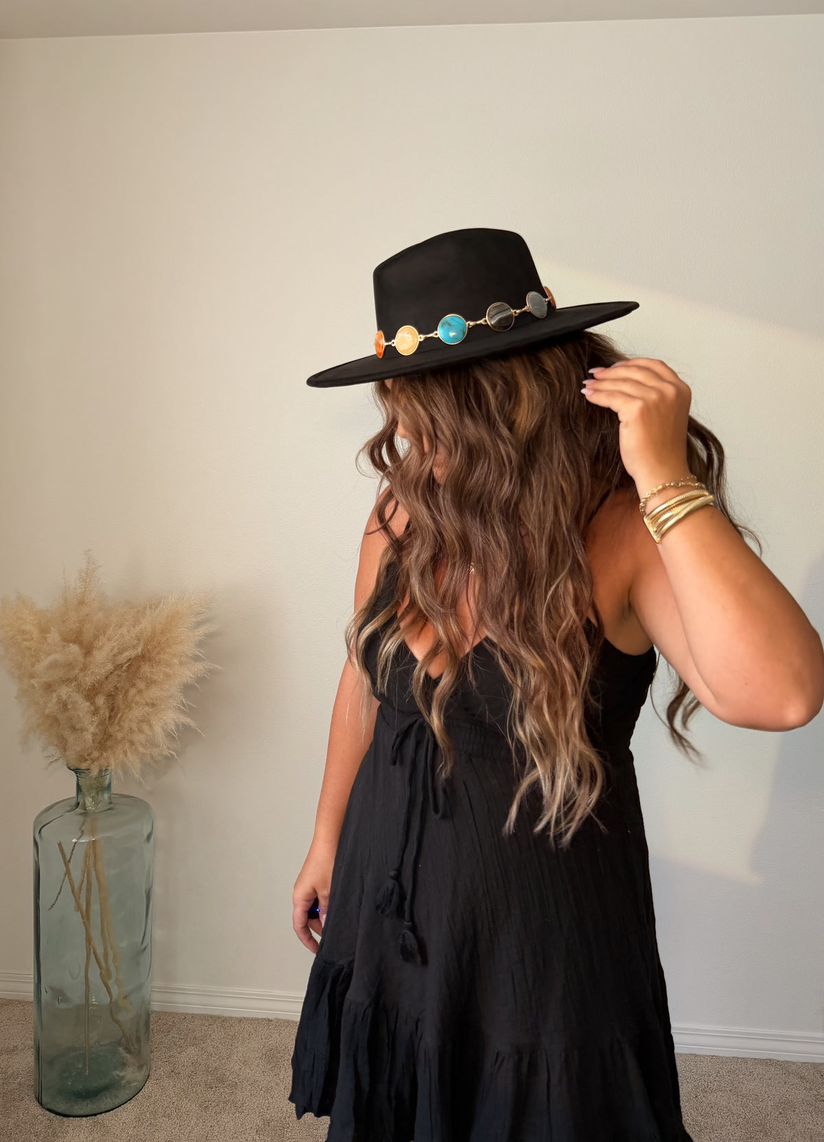 “Be Jeweled” Flat Brim Hat