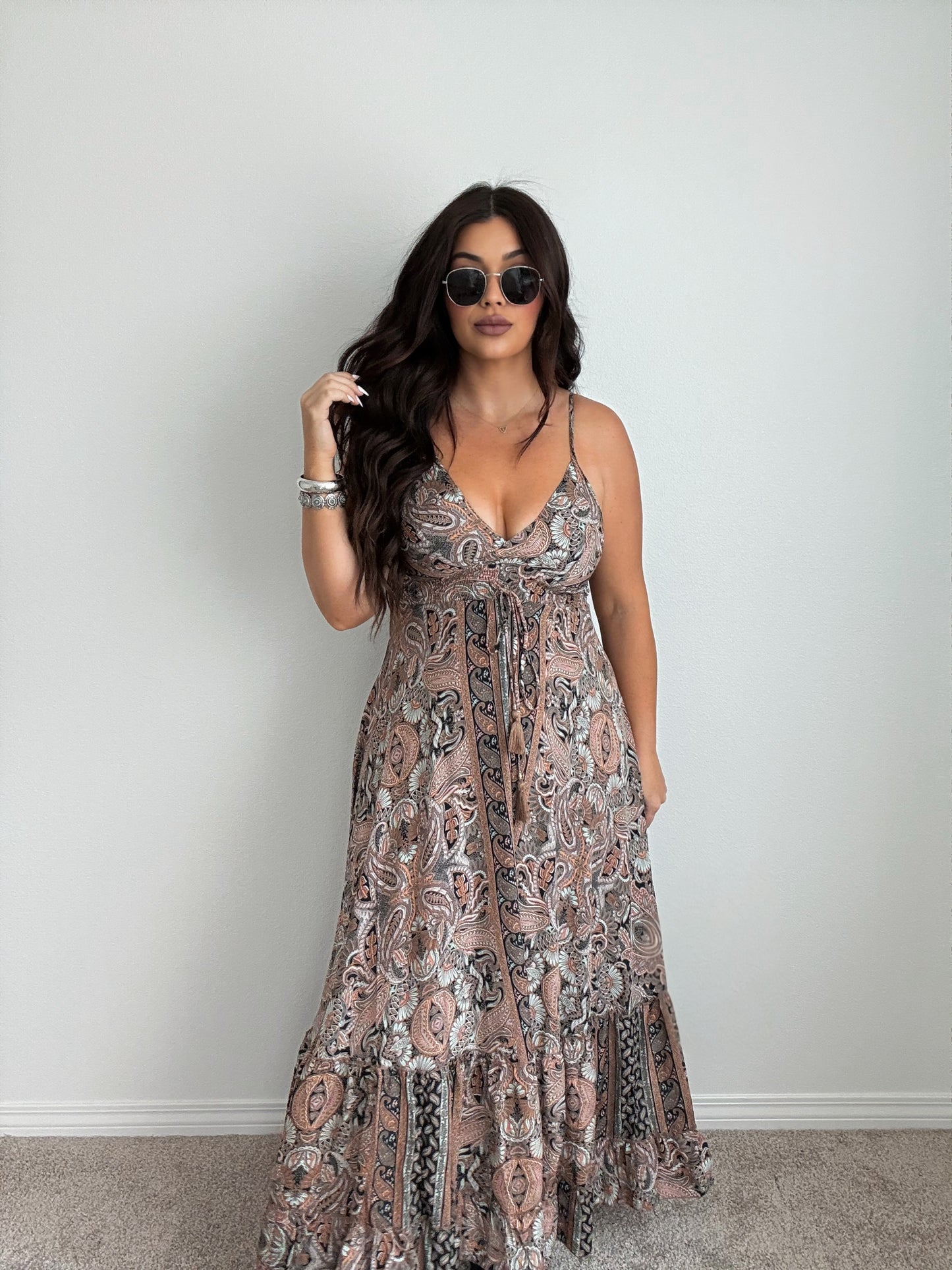 “Athens” (ONESIZE) maxi Dress