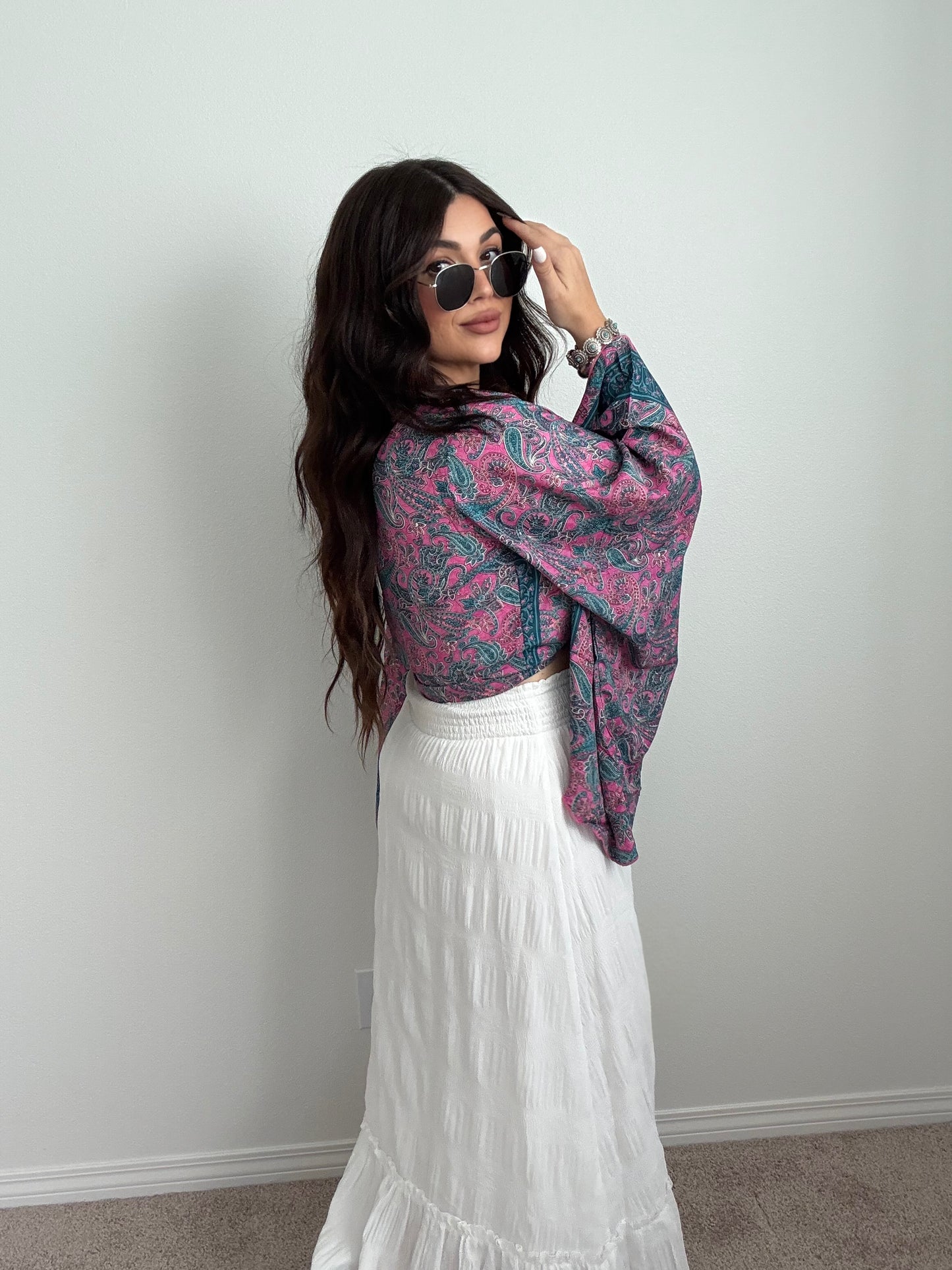 “Indio” Boho Tie Top (ONESIZE)
